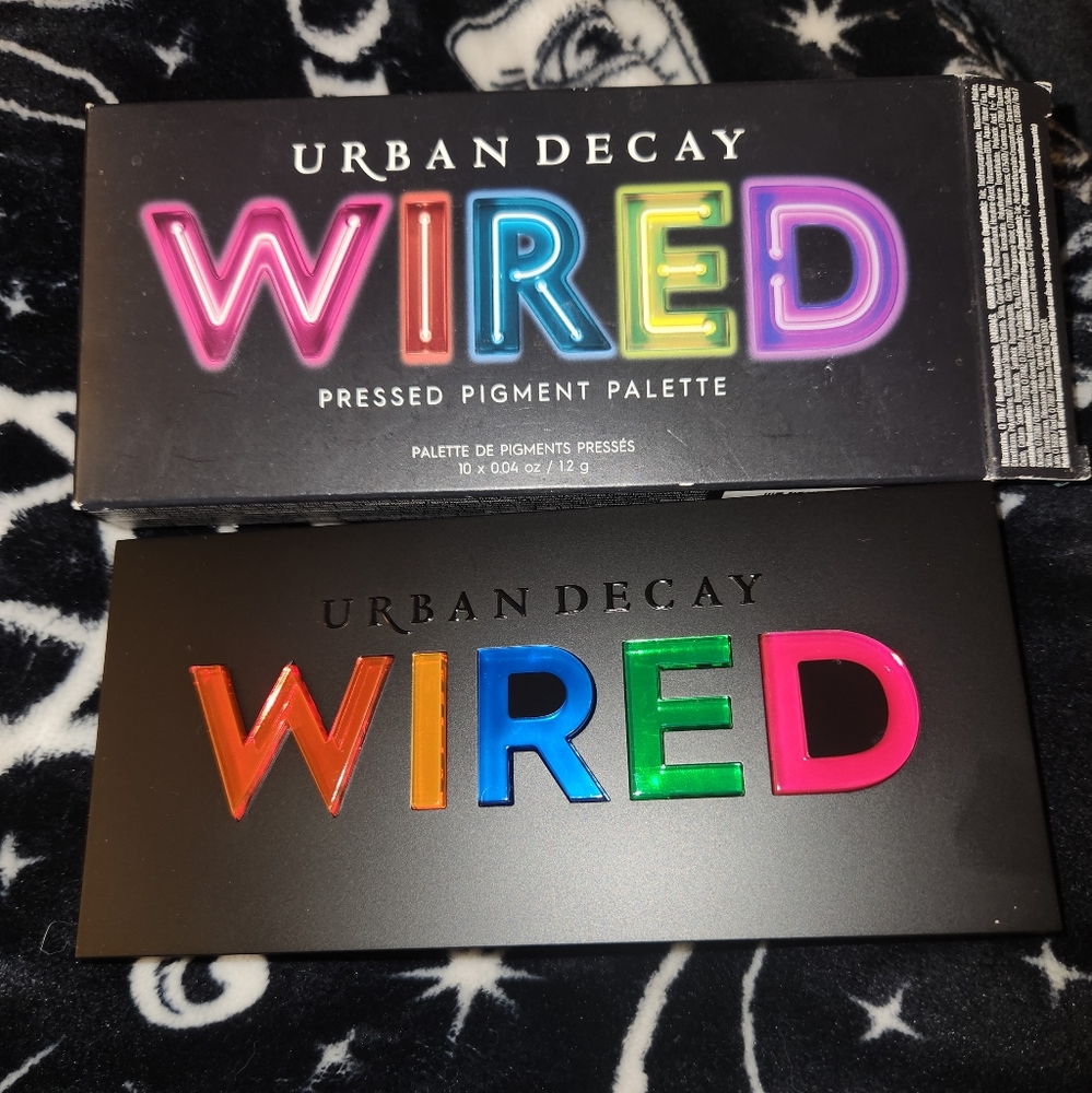 Urban Decay Wired Pressed Pigment Palette NEW in Box